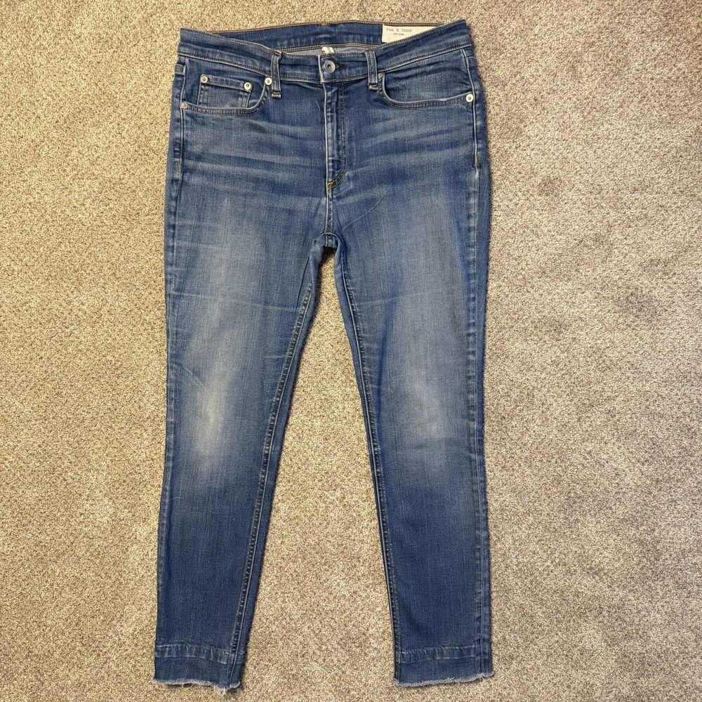 Rag & Bone Blair Ankle Skinny Jeans Women 30 Stretch Denim Minimalist Classic
